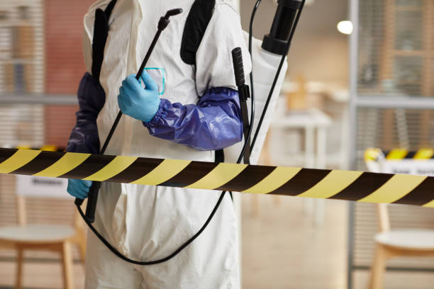 Professional Sewage Cleanup technician working in Hoskins, NE
